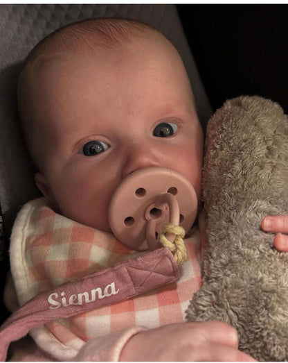 Personalised Pacifier Clip - Multiple Colours