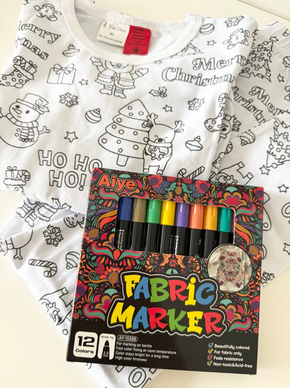Christmas Drawing Pajamas