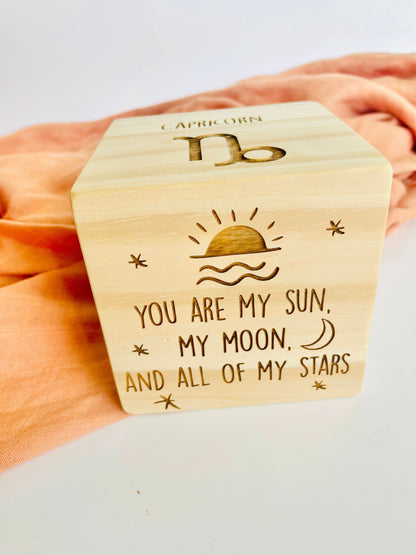 Personalised Wooden Boho Blocks