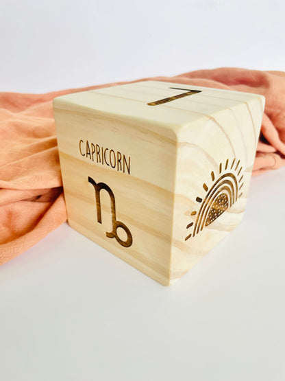Personalised Wooden Boho Blocks