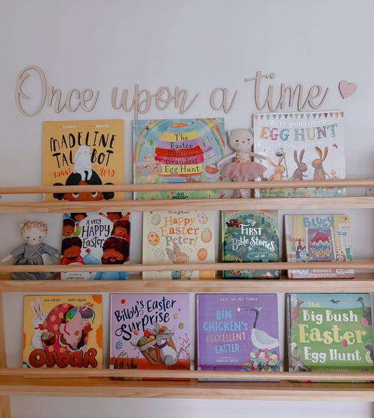 Once upon a time + heart wall plaque