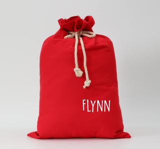 Canvas Santa Sacks - FACTORY SECOND - Red Flynn