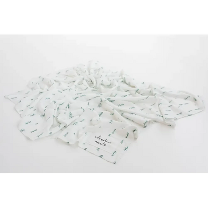 Adventure Awaits Swaddle - Signature Tree - Timber Tinkers