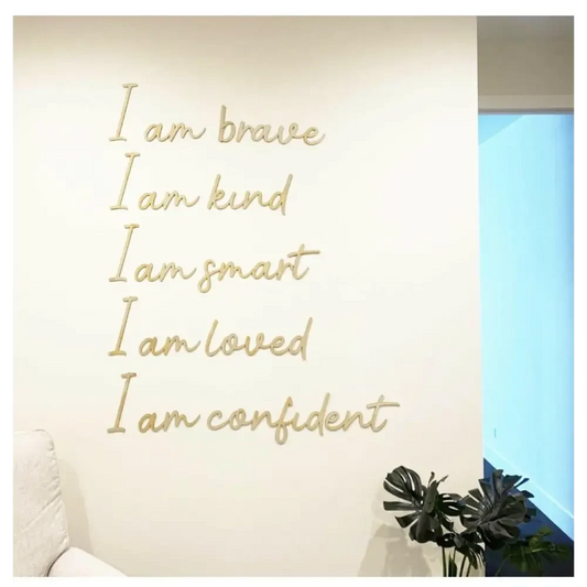 Affirmation Plaque - Timber Tinkers