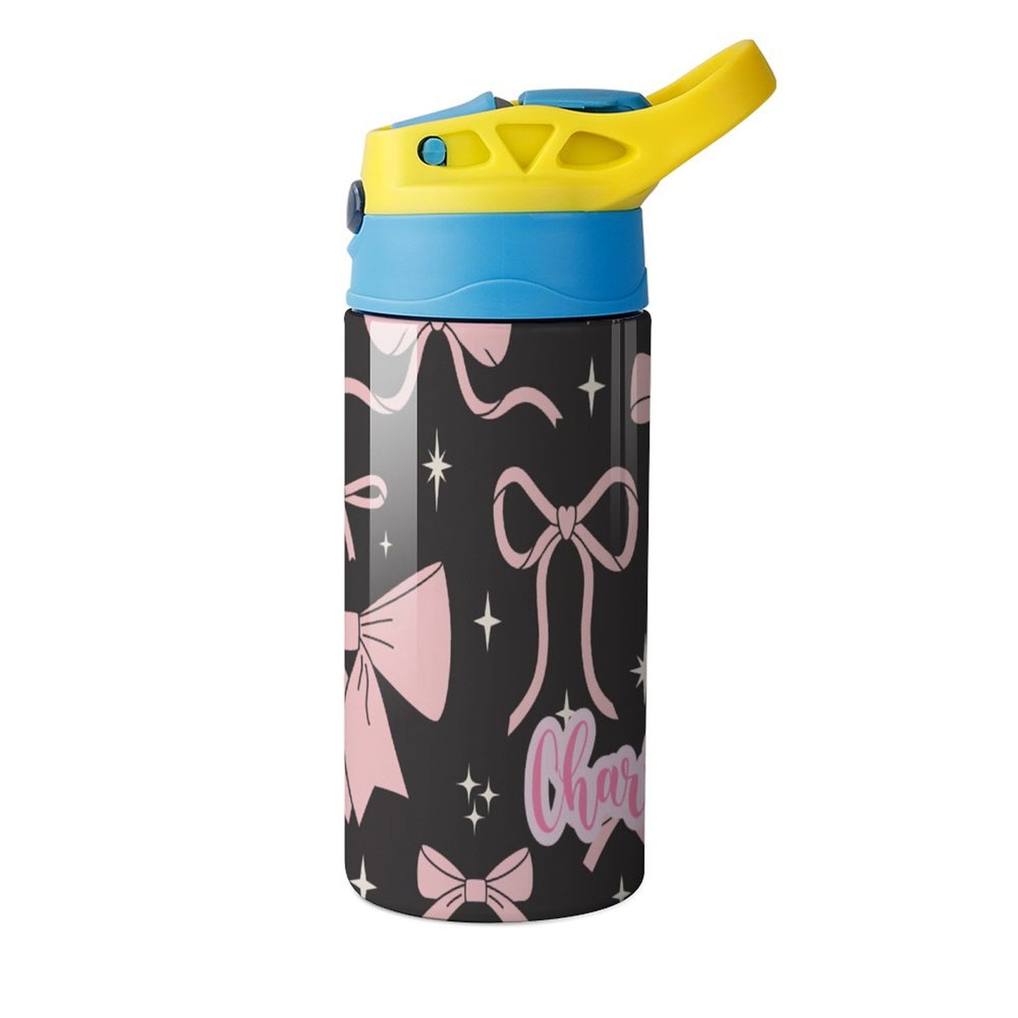 Personalised Kids Water Bottle - Bow