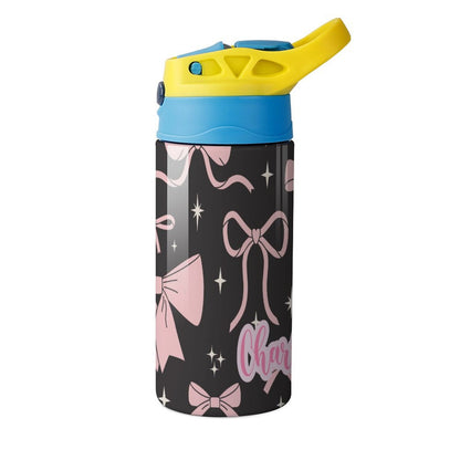 Personalised Kids Water Bottle - Bow