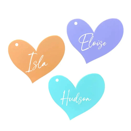 Bag Tag - Heart - Timber Tinkers