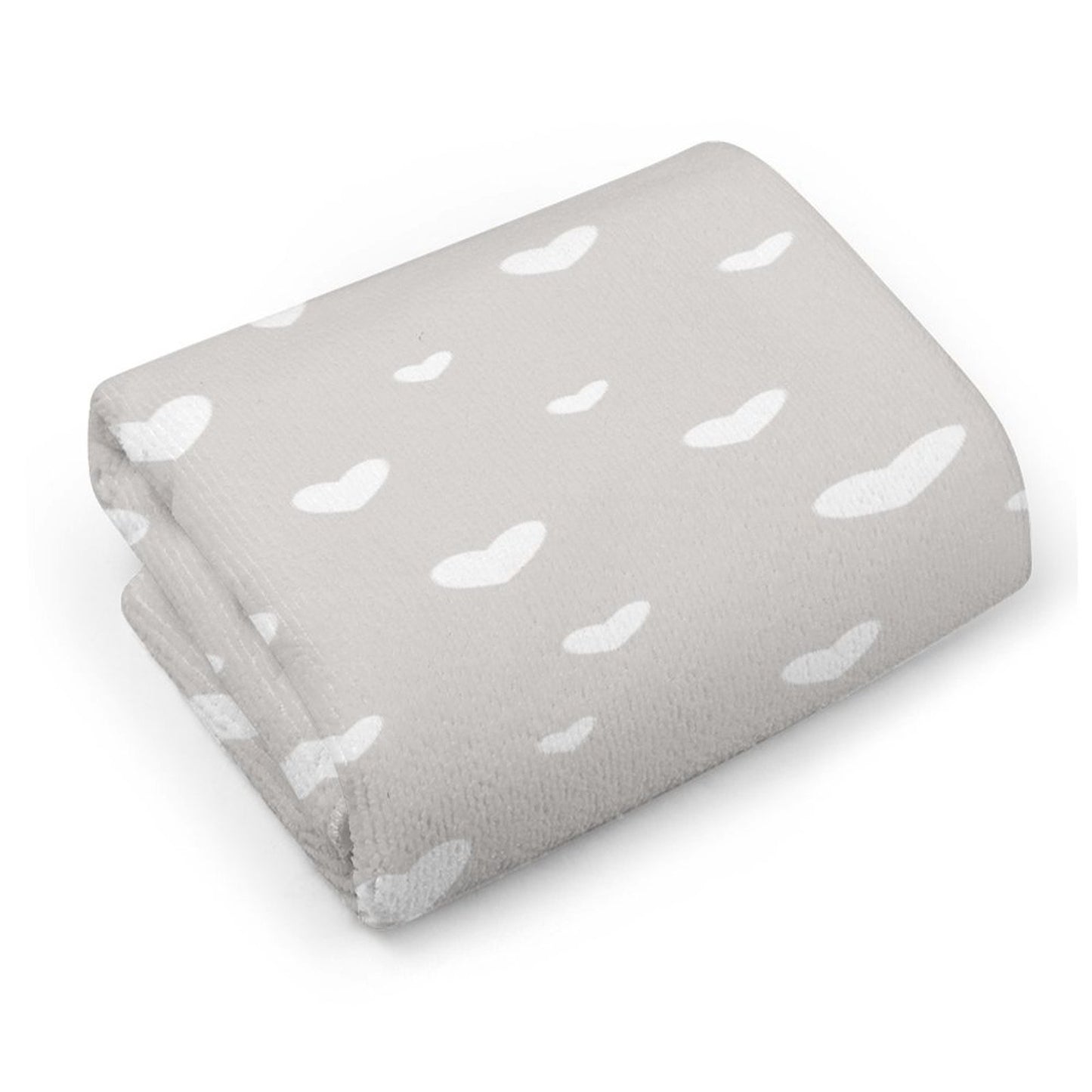 Personalised Kitchen Towel - Grey Heart