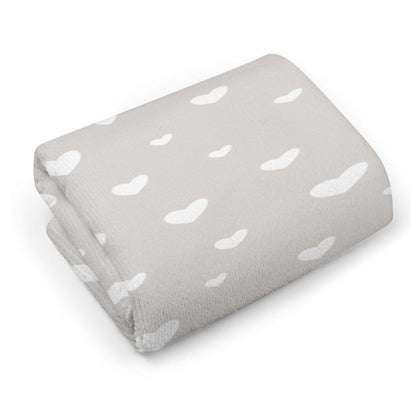 Personalised Kitchen Towel - Grey Heart