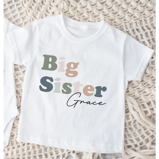 Big Sister T-Shirt - Natural - Timber Tinkers