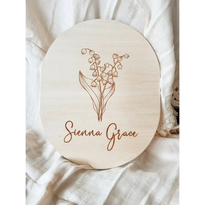 Birth Flower Sign - Timber Tinkers