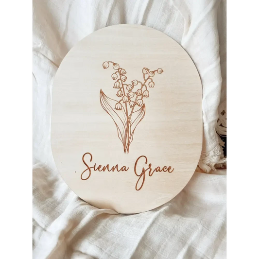 Birth Flower Sign - Timber Tinkers