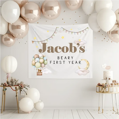 Birthday Banner - Beary - Timber Tinkers