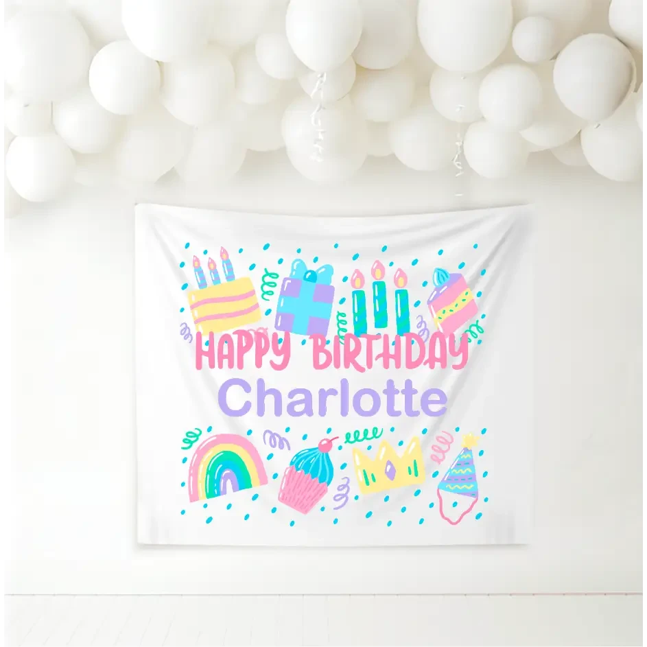 Birthday Banner - Confetti - Timber Tinkers