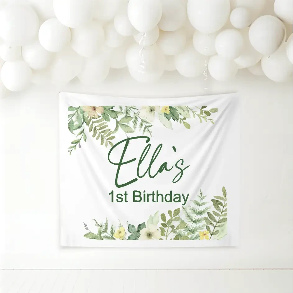 Birthday Banner - Foilage - Timber Tinkers