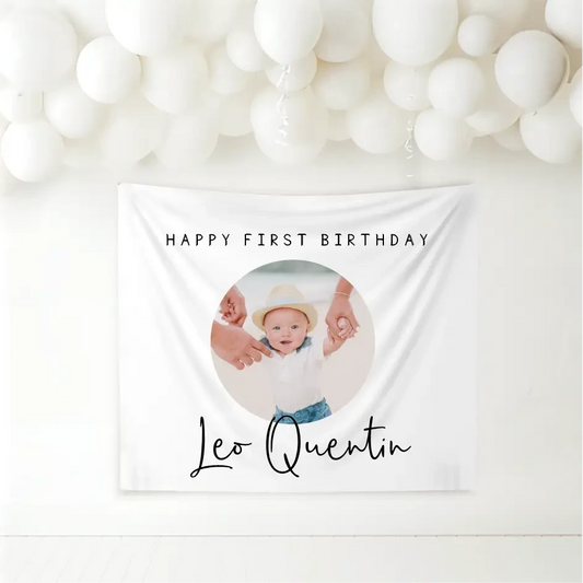 Birthday Banner - Round - Timber Tinkers