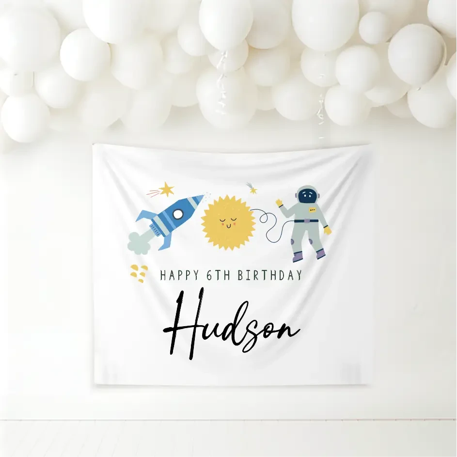 Birthday Banner - Space - Timber Tinkers