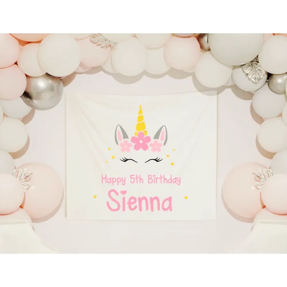 Birthday Banner - Unicorn - Timber Tinkers