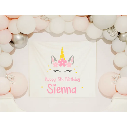 Birthday Banner - Unicorn - Timber Tinkers