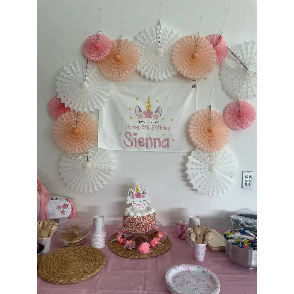 Birthday Banner - Unicorn - Timber Tinkers