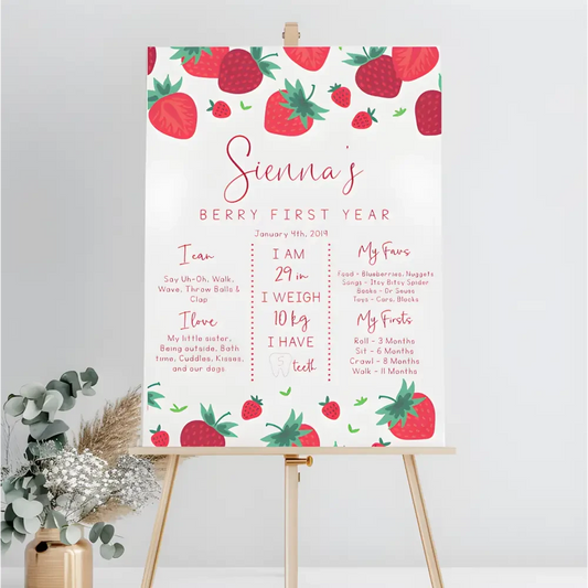 Birthday Board - Berry - Timber Tinkers