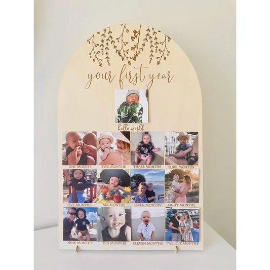 Birthday Board - Floral - Timber Tinkers