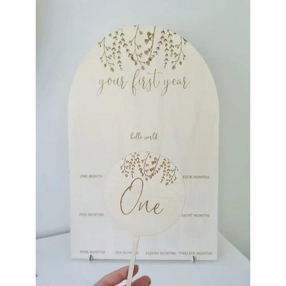 Birthday Board - Floral - Timber Tinkers