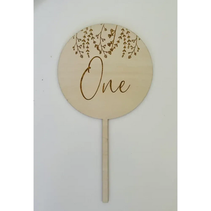 Birthday Board - Floral - Timber Tinkers