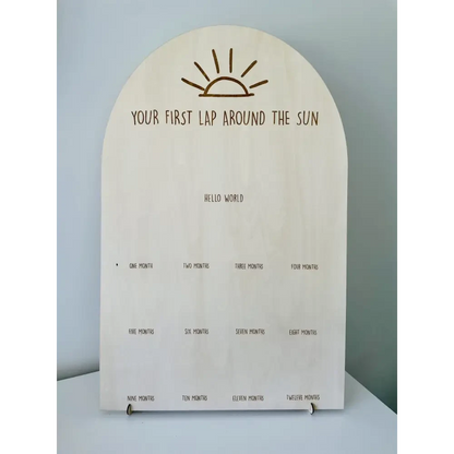 Birthday Board - Sun - Timber Tinkers