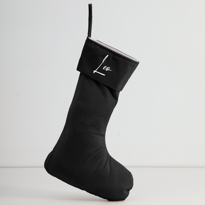 Personalised Velvet Stockings - Black (50cm)