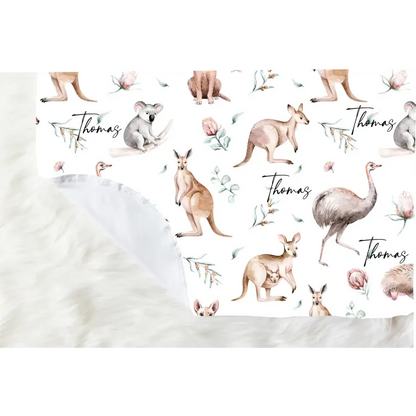 Blanket - Australian Animal Personalised - Timber Tinkers