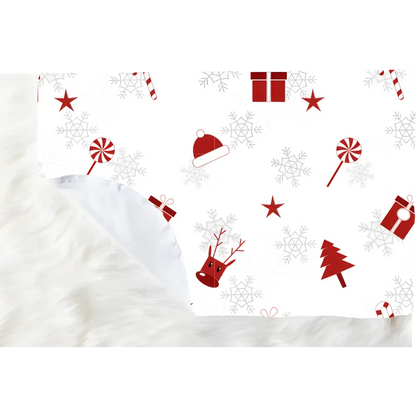 Blanket - Candy Cane Christmas Decorations - Timber Tinkers