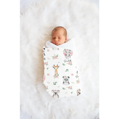 Blanket - Floral Animals - Timber Tinkers