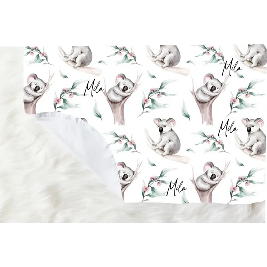 Blanket - Personalised Koala - Timber Tinkers