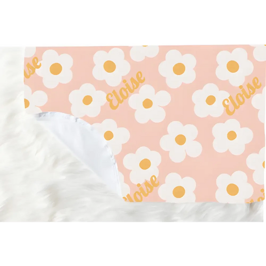 Blanket - Pink Daisy - Timber Tinkers