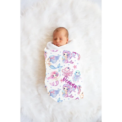 Blanket - Pink Mermaid - Timber Tinkers