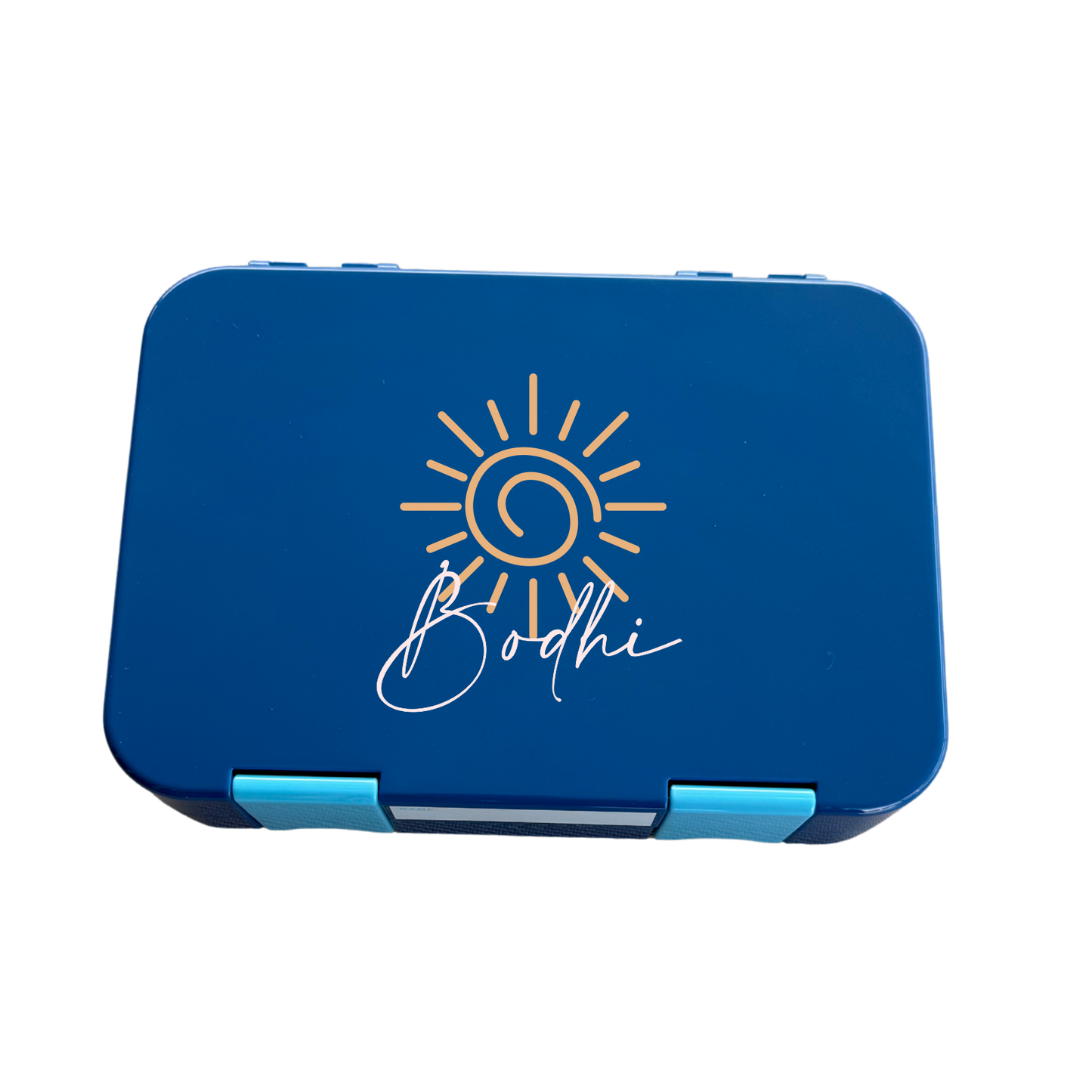 Personalised Lunch Boxes - Blue Sun