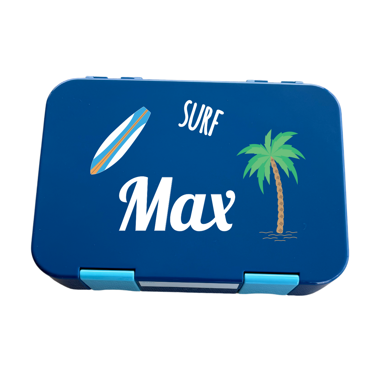 Personalised Lunch Boxes - Blue Surf