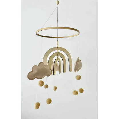 Boho Rainbow Nursery Mobile - Timber Tinkers