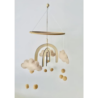 Boho Rainbow Nursery Mobile - Timber Tinkers
