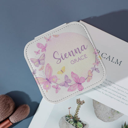 Personalised Jewellery Pouch - Butterfly