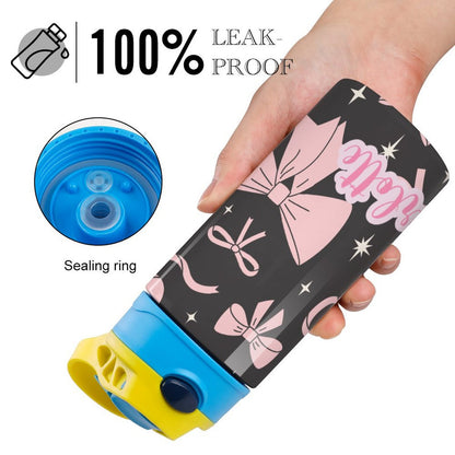 Personalised Kids Water Bottle - Bow