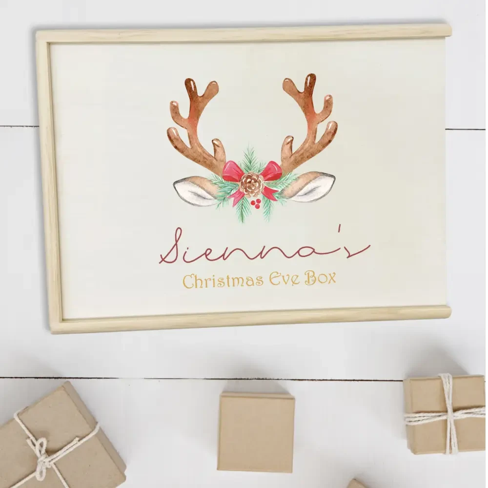 Christmas Box - Antlers - Timber Tinkers