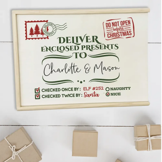 Christmas Box - Deliver - Timber Tinkers