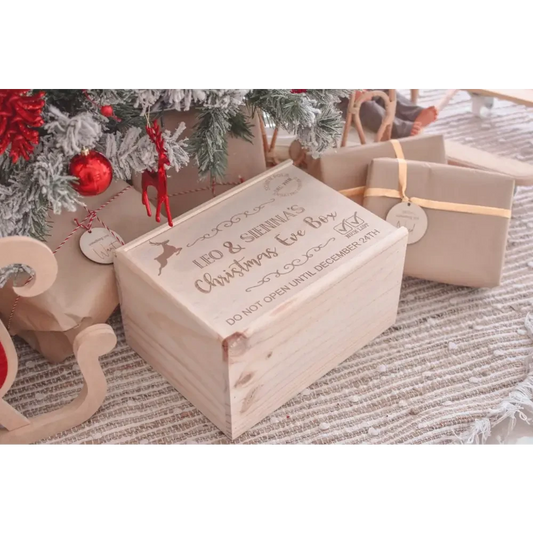 Christmas Box - Santa Sleigh - Timber Tinkers