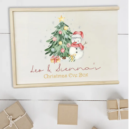 Christmas Box - Snowman - Timber Tinkers