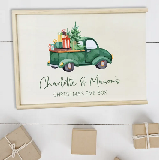 Christmas Box - Vintage Car - Timber Tinkers