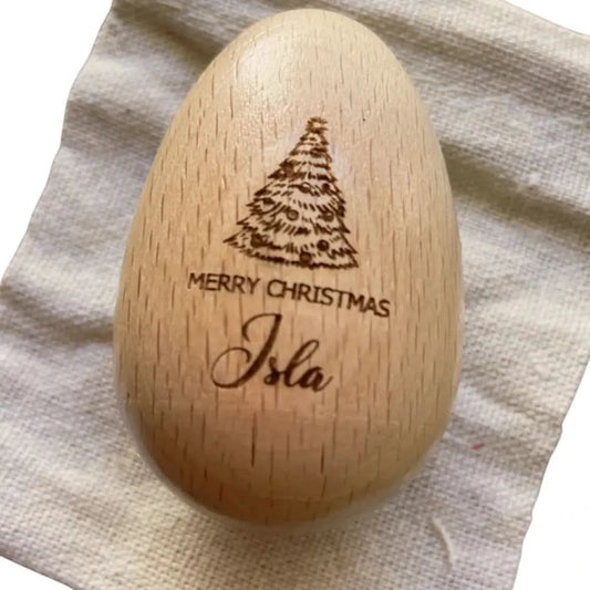 Christmas Egg Shakers - Timber Tinkers