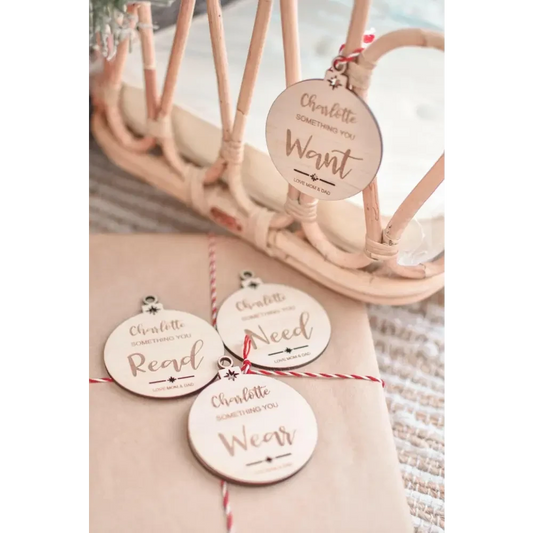 Christmas Mindful Gifting Tags - Timber Tinkers
