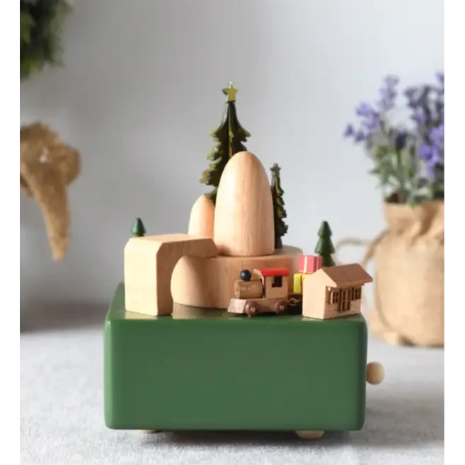Christmas Music Box - Train - Timber Tinkers